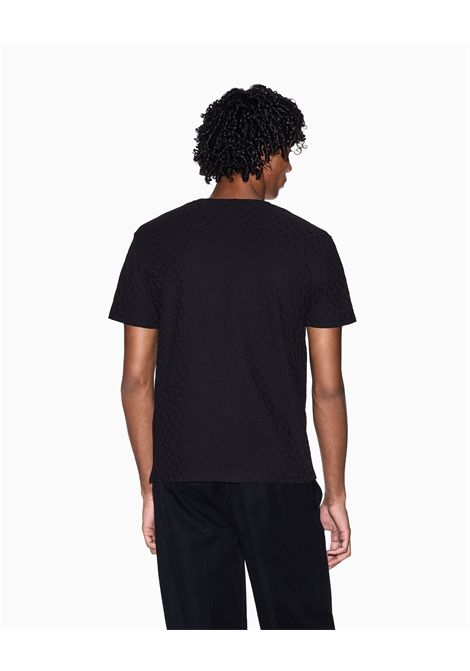 T-shirt slim fit in jacquard di cotone mercerizzato ARMANI EXCHANGE | T-shirt | XM002821 AF10337UC001